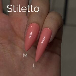 press on nails différentes longueur pour la forme stiletto M et L