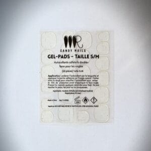 gels pads press on nails colle à faux ongles